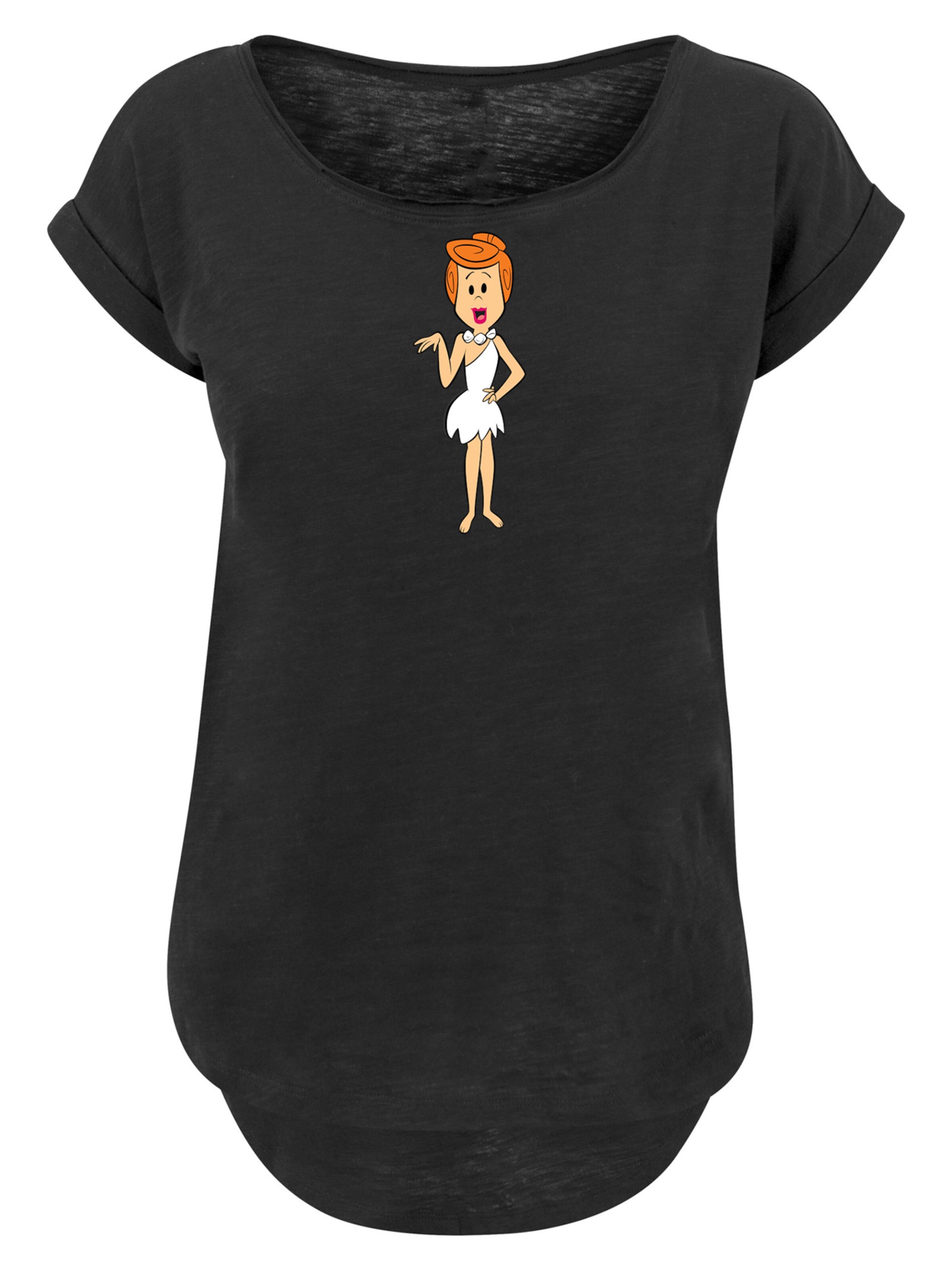 T-shirt 'The Flintstones Wilma Flintstone Classic Pose' F4NT4STIC en noir : devant