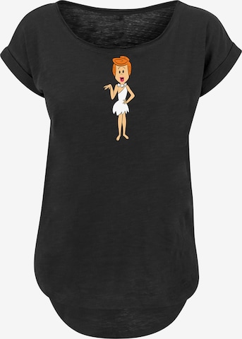 T-shirt 'The Flintstones Wilma Flintstone Classic Pose' F4NT4STIC en noir : devant