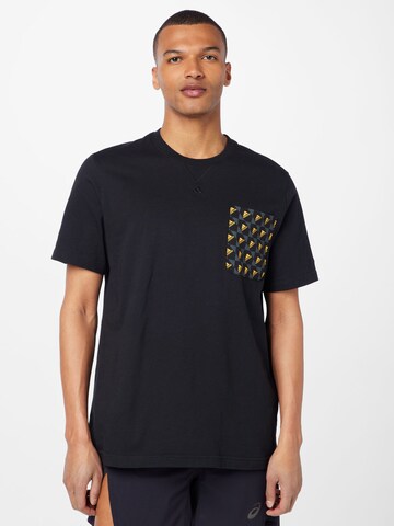 Tricou 'All Szn X Logomania' de la ADIDAS SPORTSWEAR pe negru: față