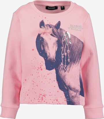 Sweat-shirt BLUE SEVEN en rose : devant