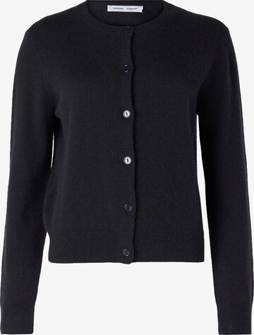 Samsøe Samsøe Πλεκτή ζακέτα 'Boston' σε μπλε: μπροστά