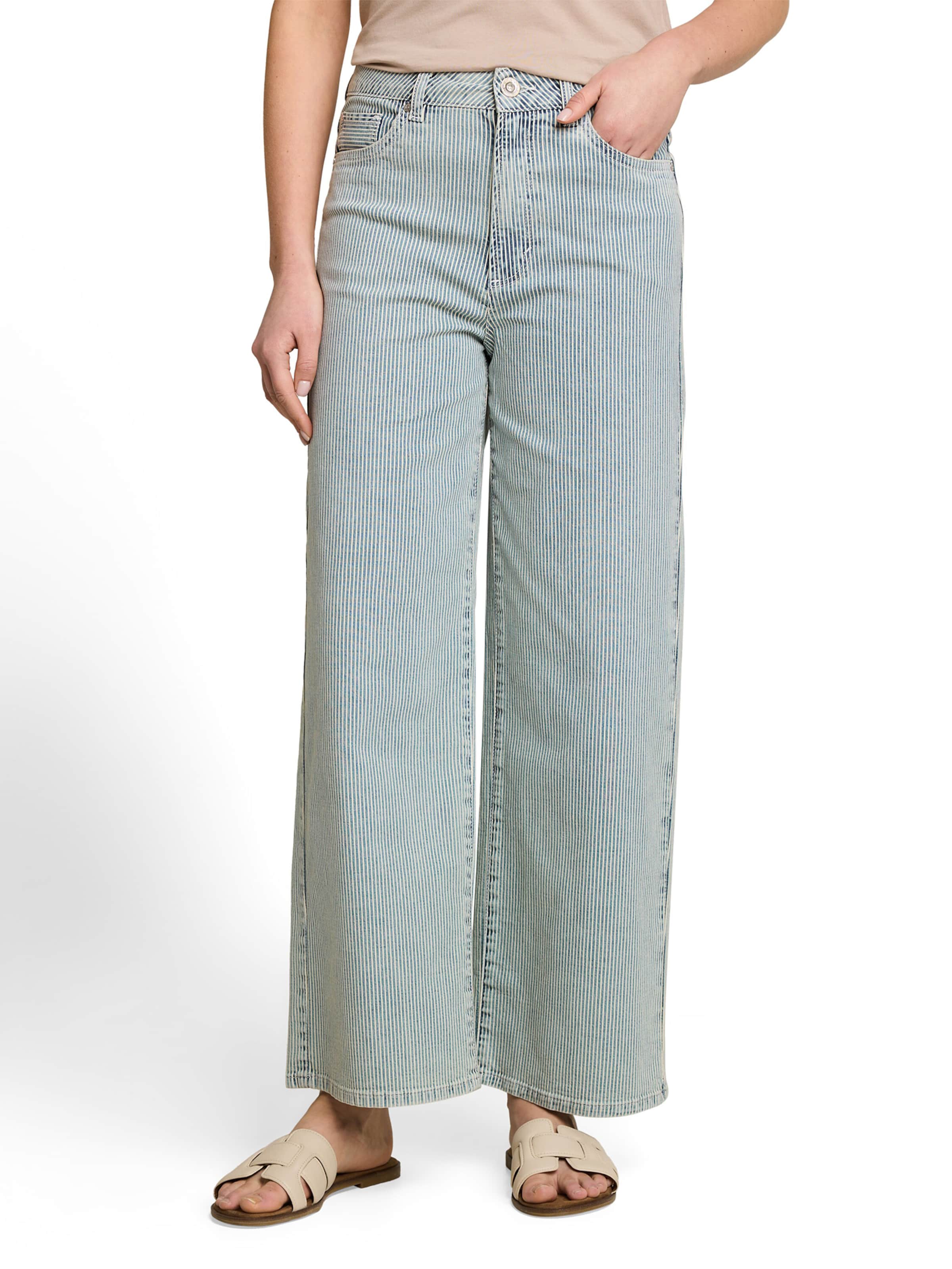 Wide Leg Jean 'NELMA' TOM TAILOR en bleu : devant