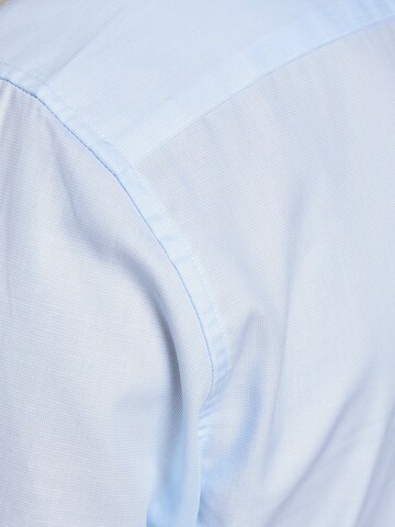 JACK & JONES Slim fit Button Up Shirt 'Blaroyal' in Blue