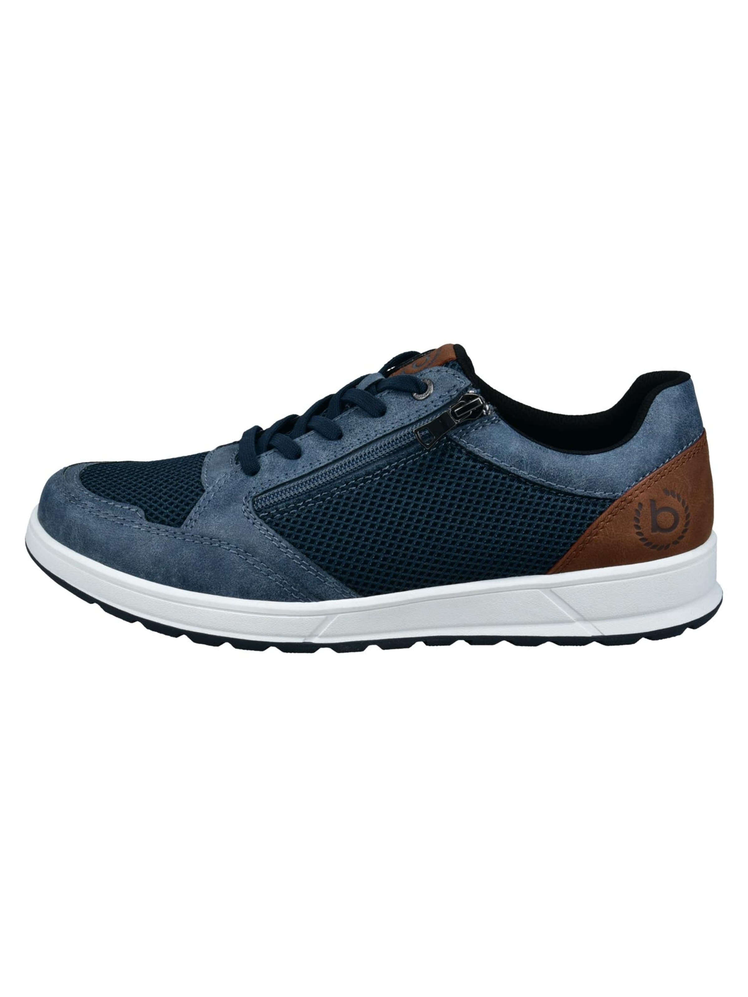 bugatti Sneakers laag 'Basic' in Blauw: voorkant