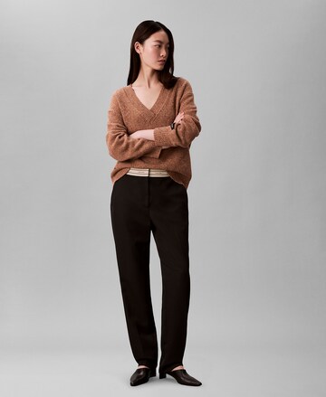 Calvin Klein Jeans Pullover in Braun