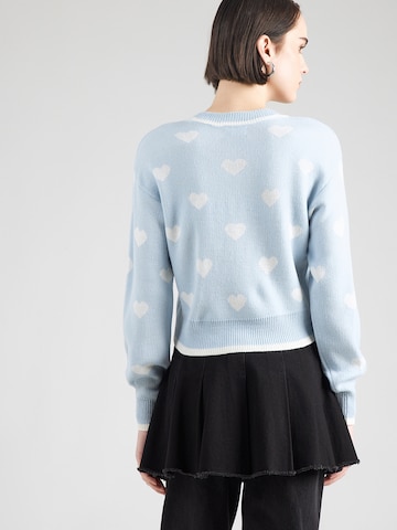 JDY Sweter 'JDYRomance' w kolorze niebieski