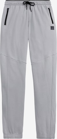 JOHN DEVIN Tapered Trousers in Grey: front