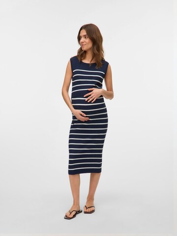 Abito in maglia 'MLNewSiv June' di MAMALICIOUS in blu: frontale