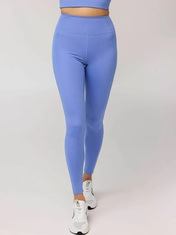Girlfriend Collective Skinny Sportovní kalhoty ' Compressive ' – modrá