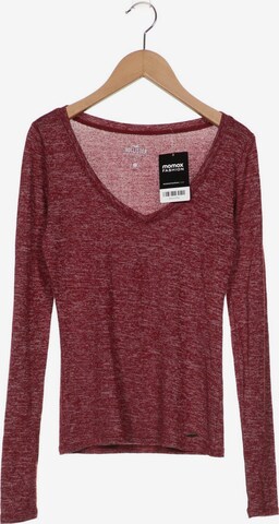 HOLLISTER Langarmshirt S in Rot: predná strana