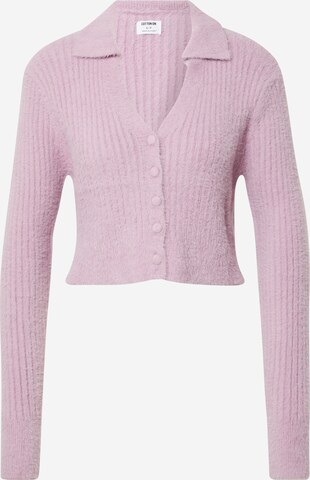 Cardigan Cotton On en violet : devant