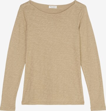 T-shirt Marc O'Polo en beige : devant