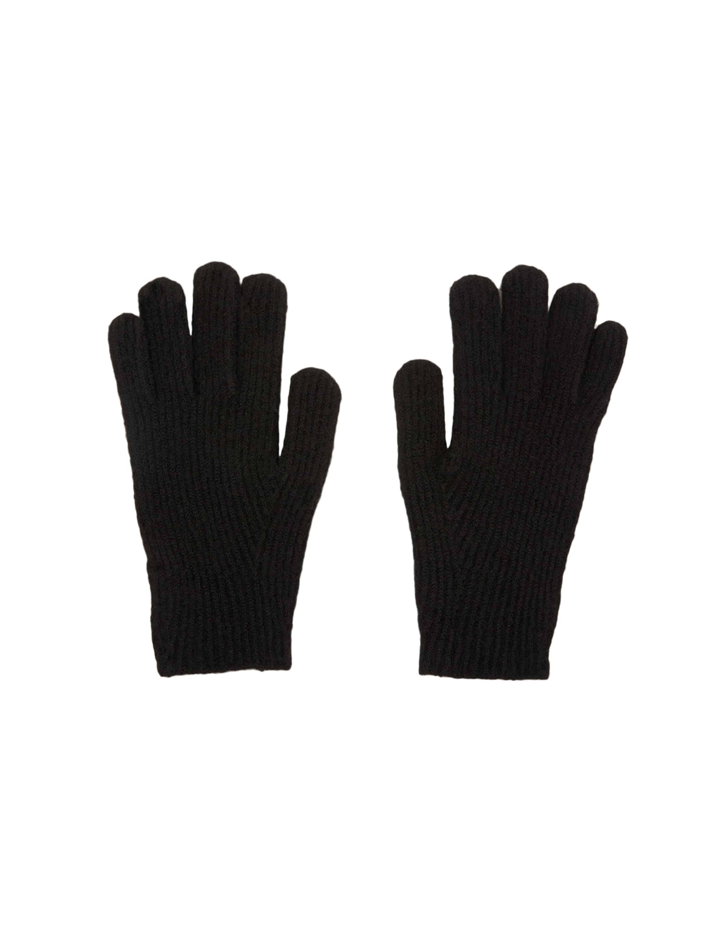 Pull&Bear Rękawiczki pięciopalczaste w kolorze czarny: przód