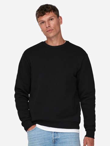 Only & Sons Regular fit Sweatshirt 'Ceres' in Black