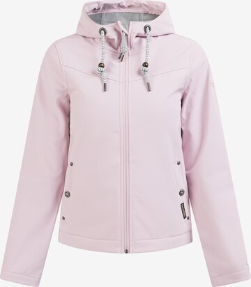 Veste fonctionnelle Schmuddelwedda en rose : devant