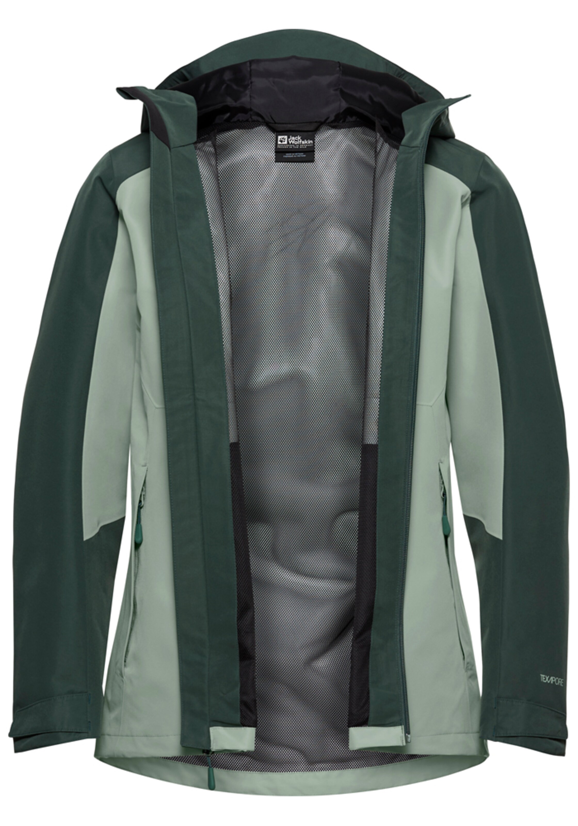 JACK WOLFSKIN Outdoor Jacket in Green