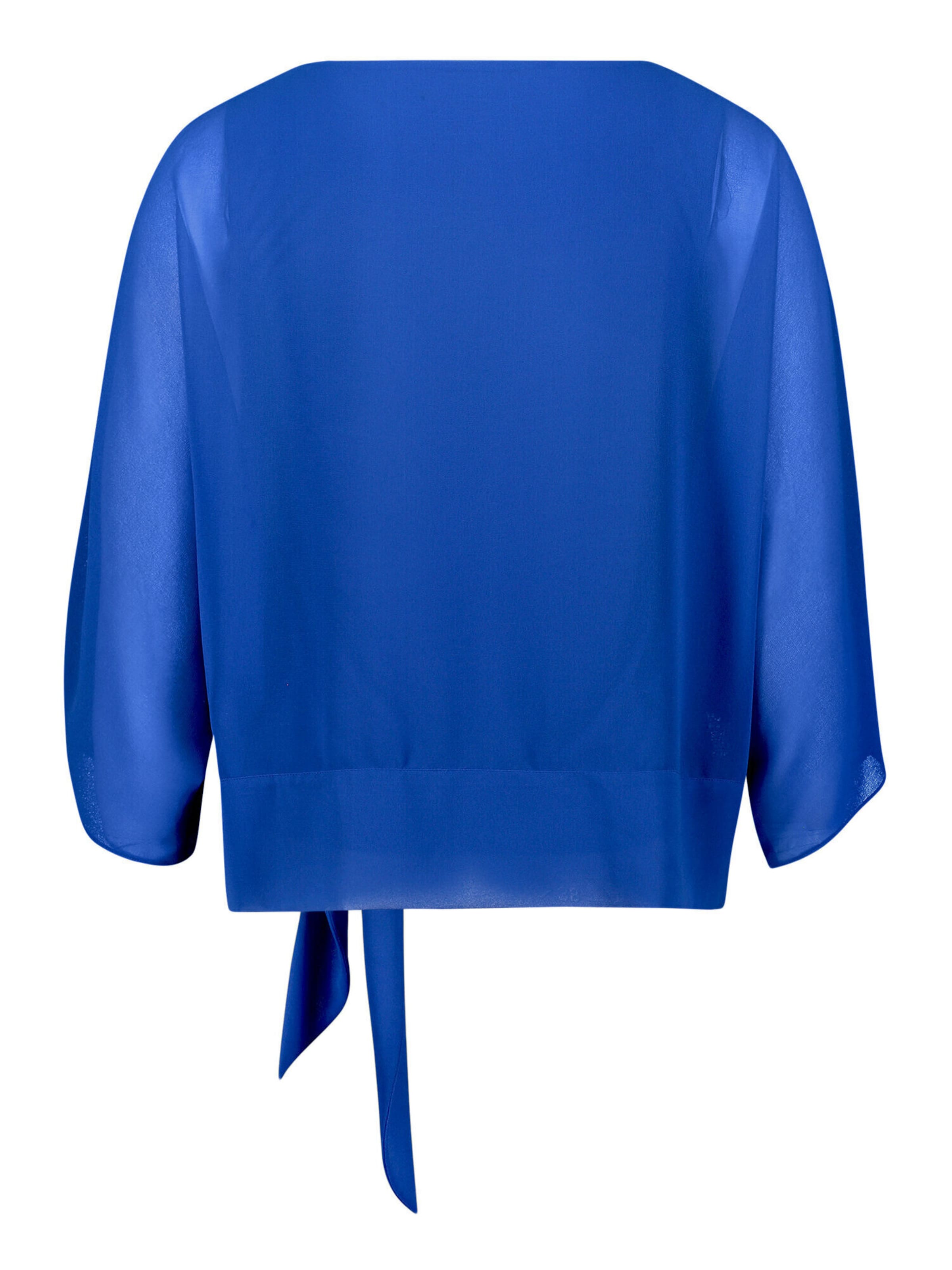 Betty Barclay Chiffonbluse unifarben in Blau