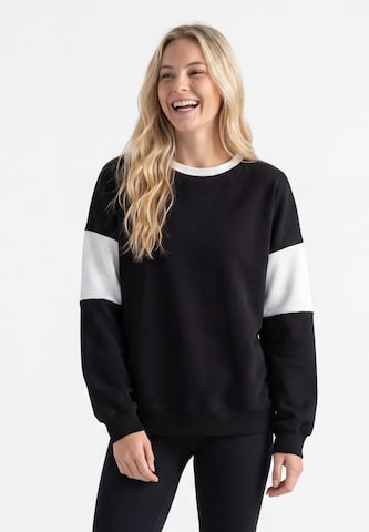 Sweat-shirt myMo ATHLSR en noir : devant