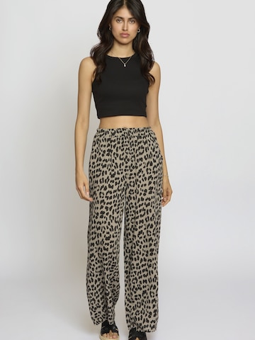 Wide Leg Pantalon 'Patriciaa' Lilavie en beige