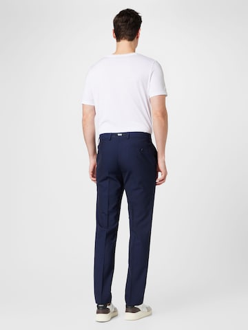 Regular Pantalon à plis Karl Lagerfeld en bleu