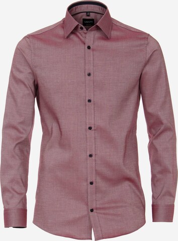 VENTI Button Up Shirt in Red: front