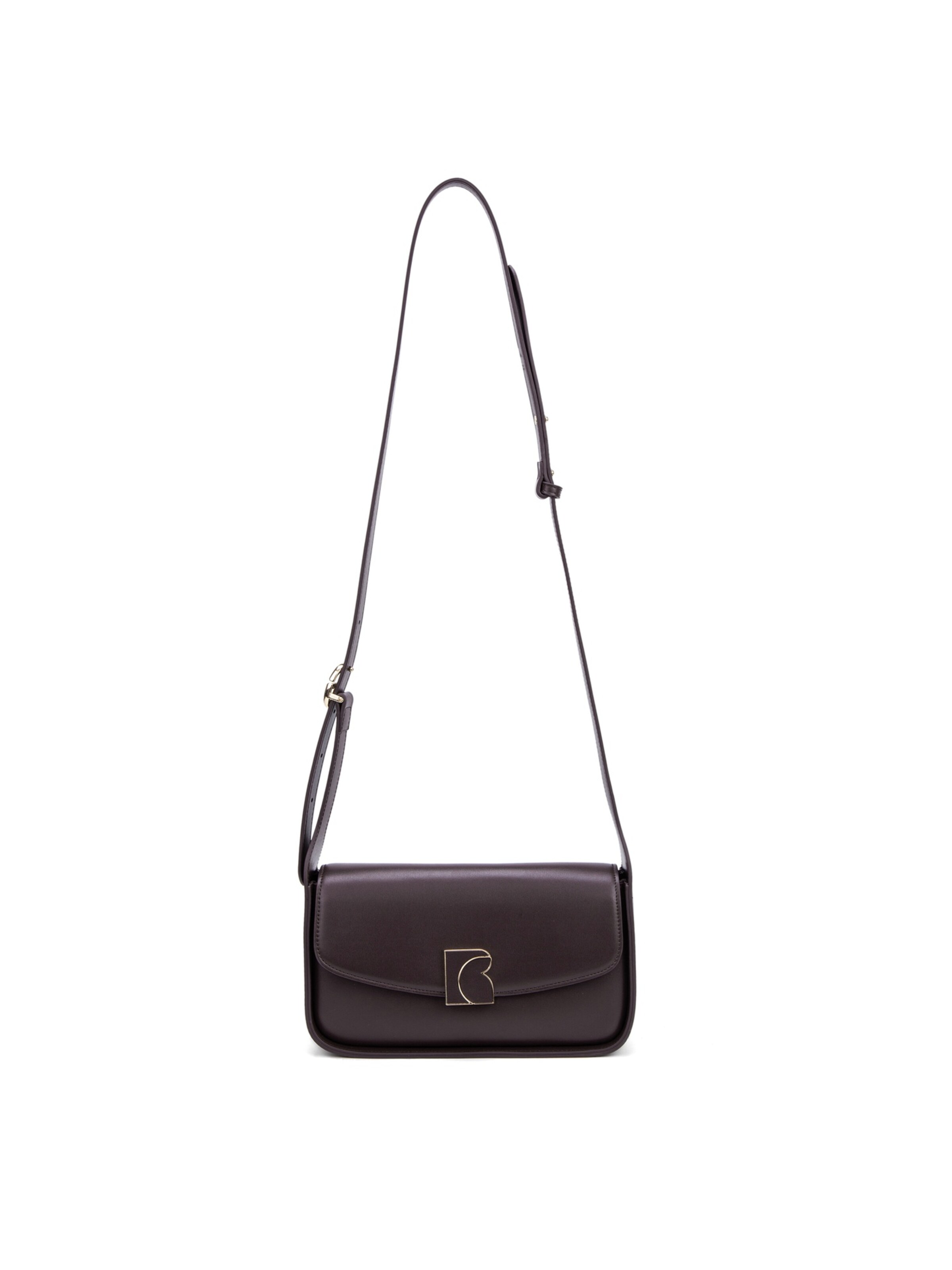Chrisbella Crossbody Bag in Brown: front