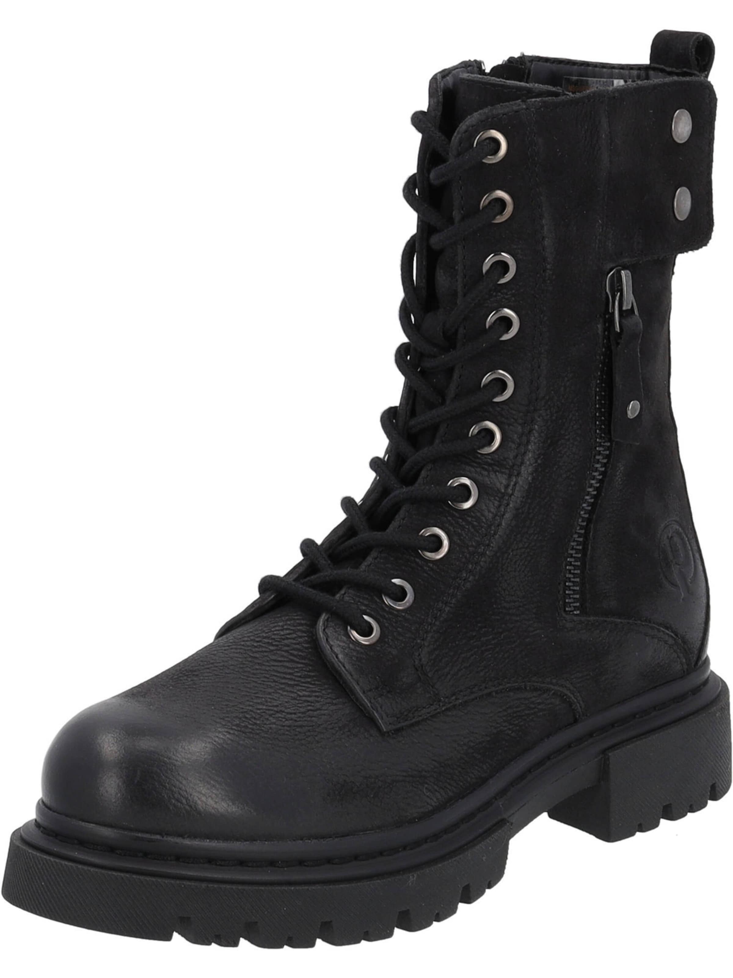 Palado Lace-up bootie 'Zirje' in Black: front