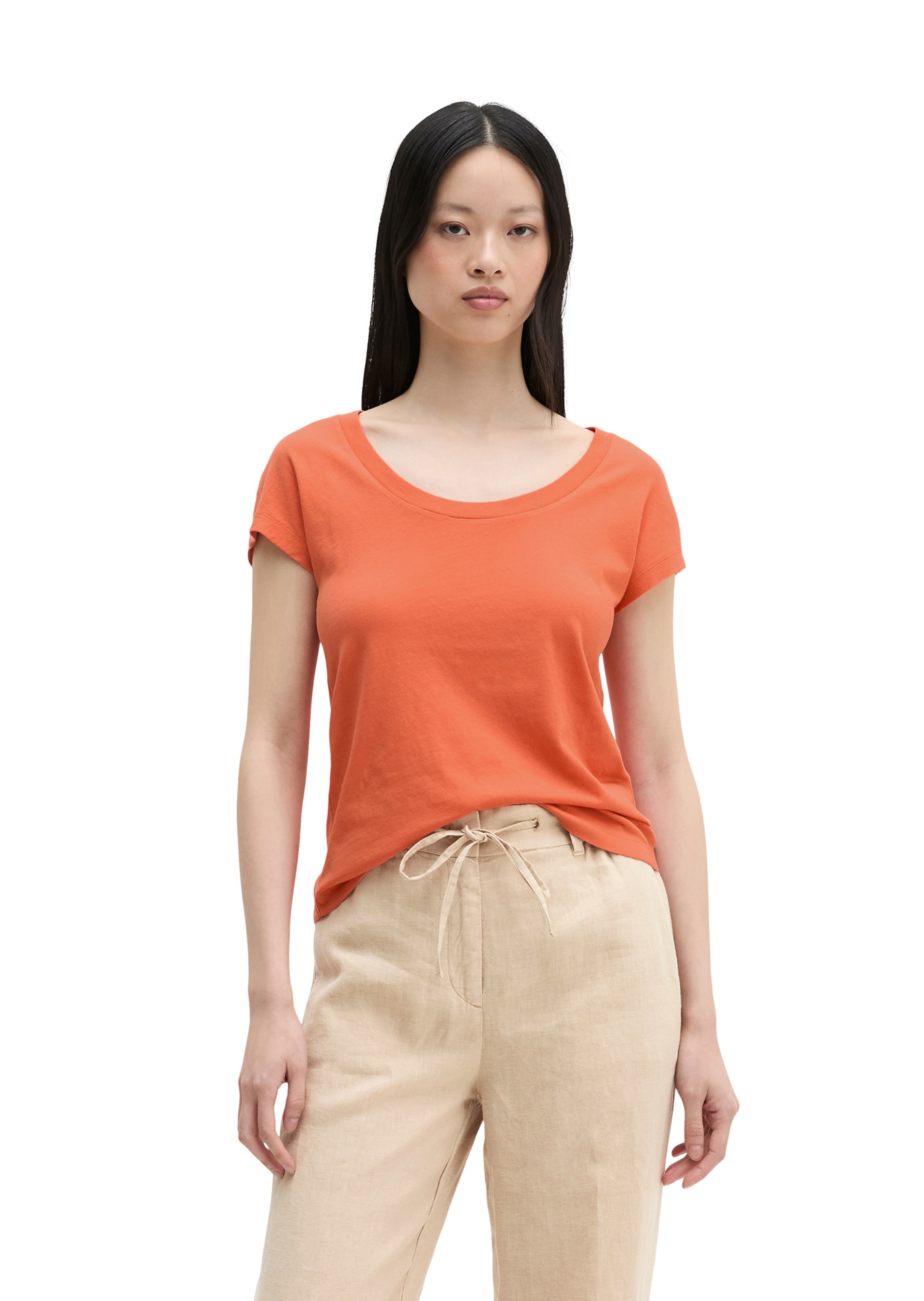 Marc O'Polo Shirt in Orange: front