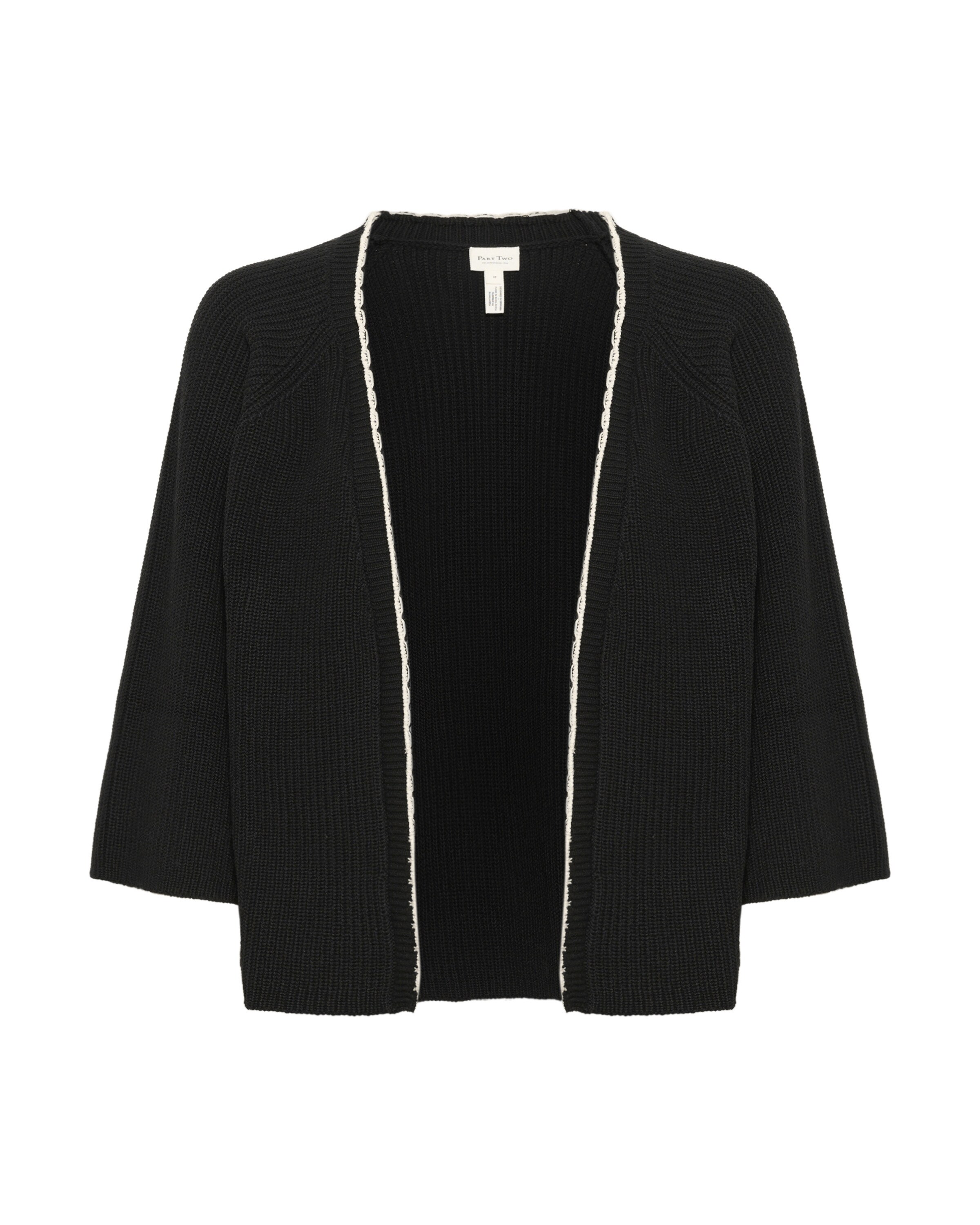 Part Two Cardigan 'Tritte' i sort: forside