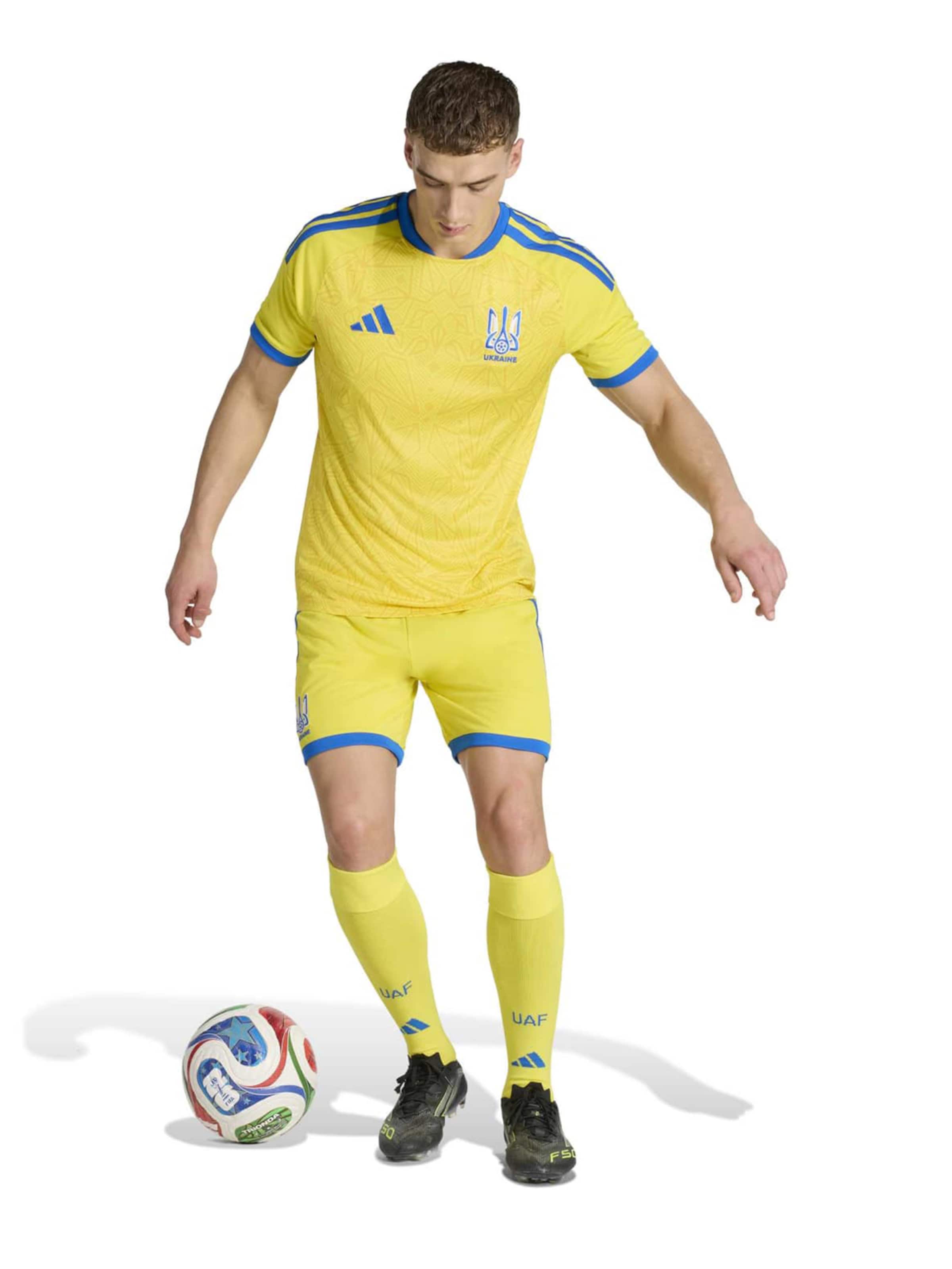 ADIDAS PERFORMANCE Αθλητική φανέλα 'Ukraine 26 Home' σε κίτρινο