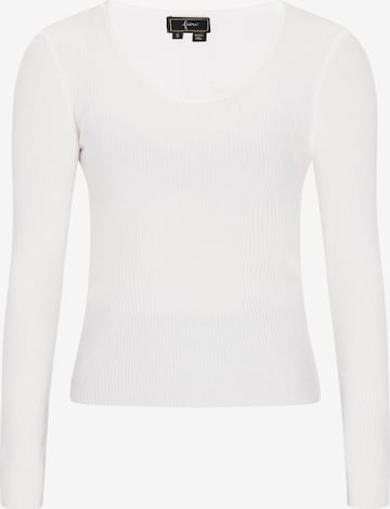 faina Sweater 'Fashion Look' in White: front