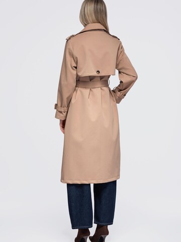Ombre Between-seasons coat in Beige
