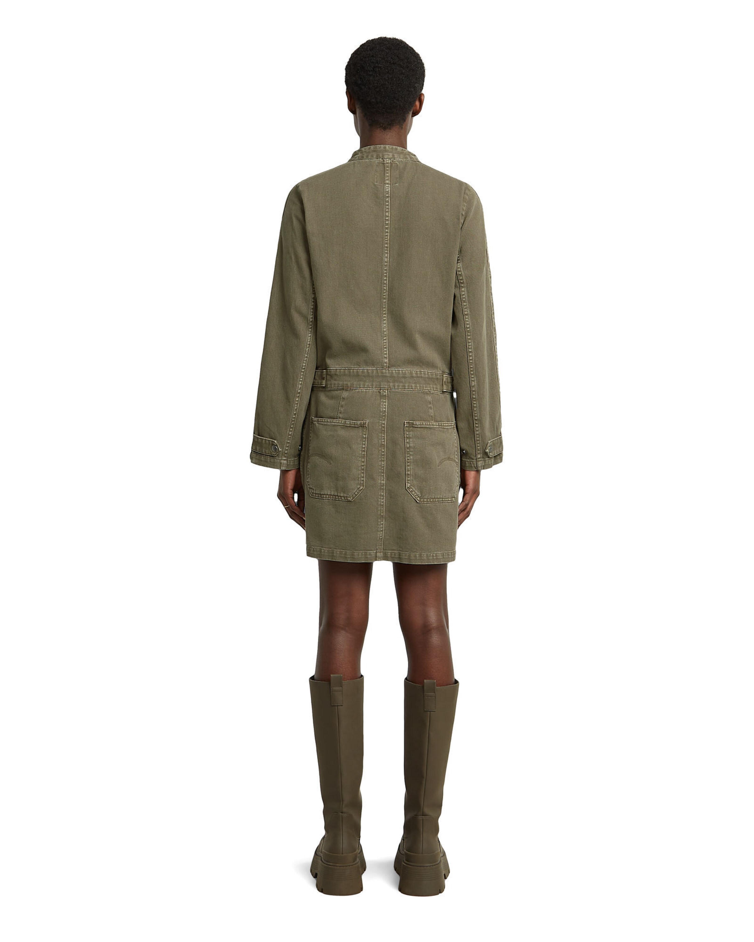 G-STAR Kleid 'The Moto' in Grün