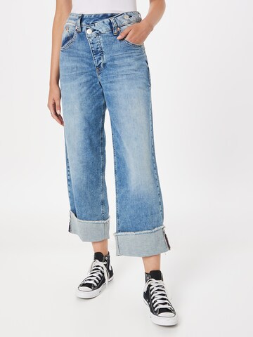 Wide leg Jeans 'Mäze' de la Herrlicher pe albastru: față