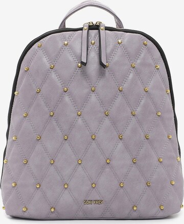 Suri Frey Backpack ' Corey ' in Purple: front