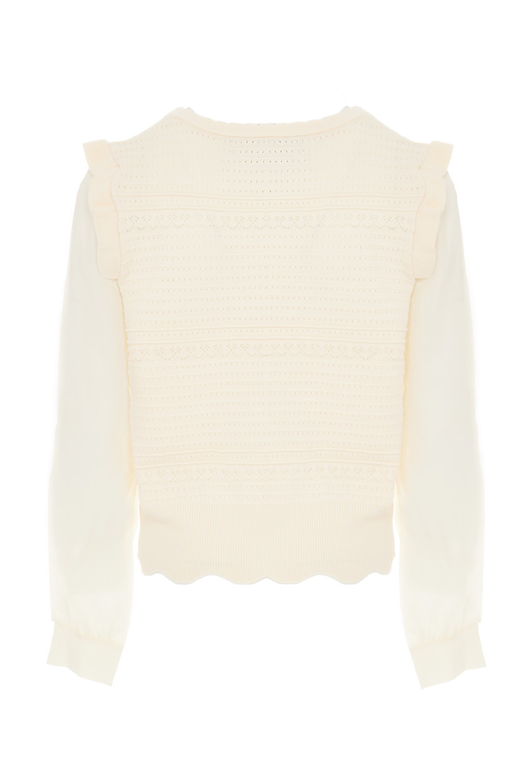 NAEMI Pullover in Weiß