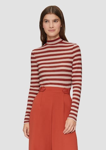 T-shirt QS en rouge : devant