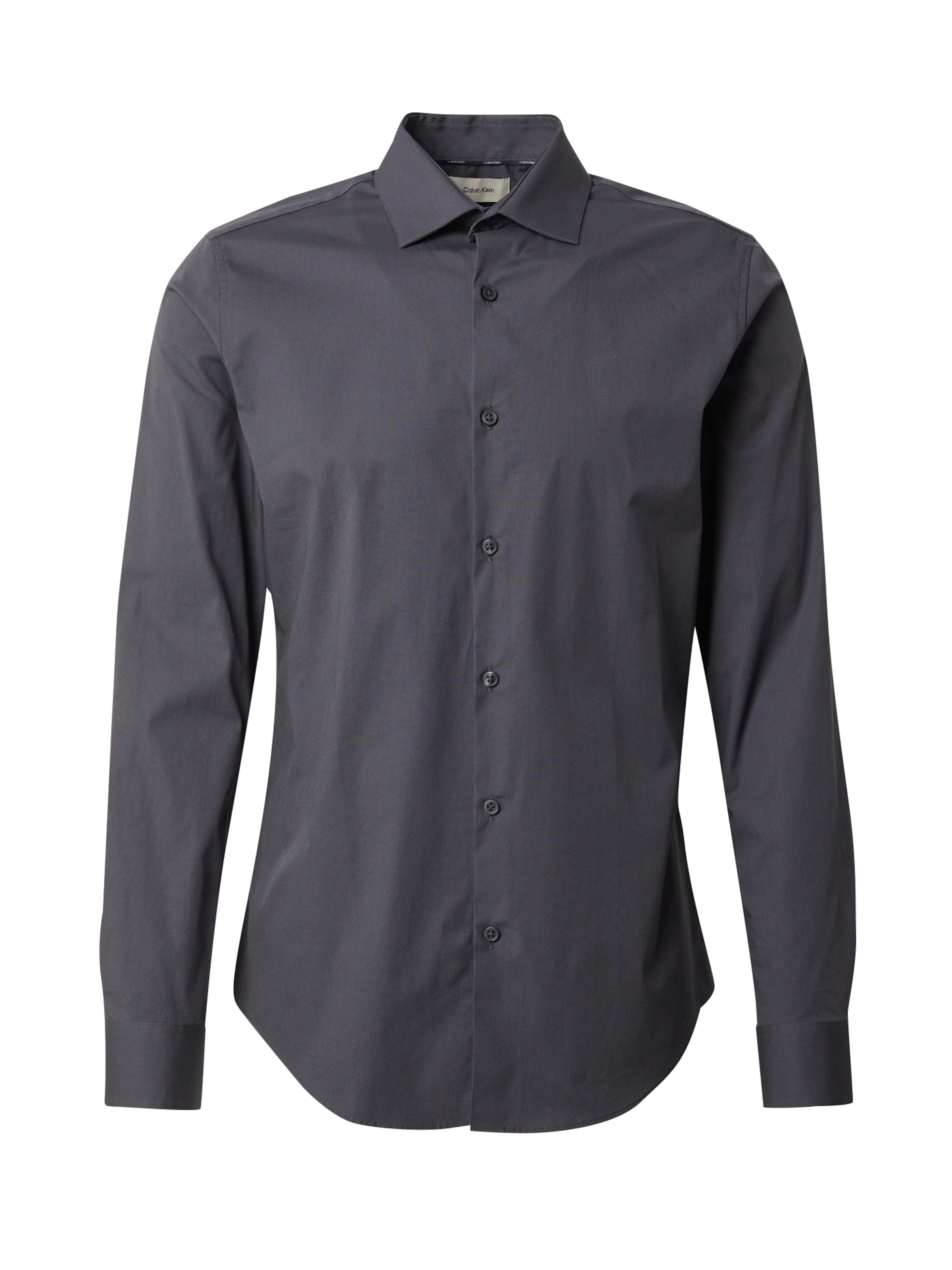 Calvin Klein Košile 'ESSENTIALS' – šedá: přední strana