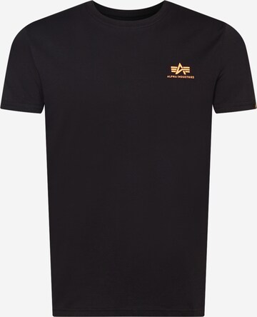 ALPHA INDUSTRIES Shirt in Black: front