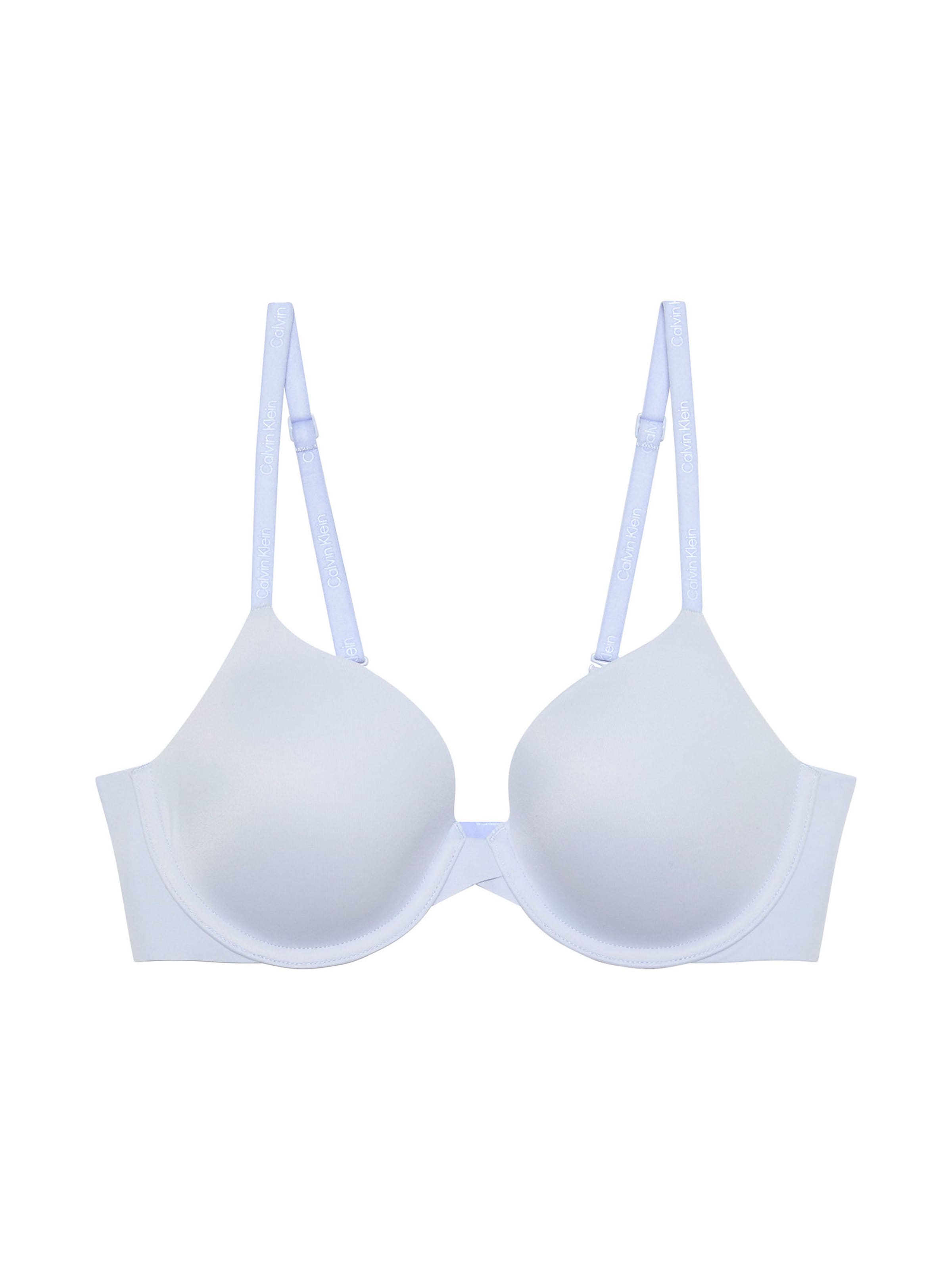 Calvin Klein T-shirt BH in Blauw: voorkant