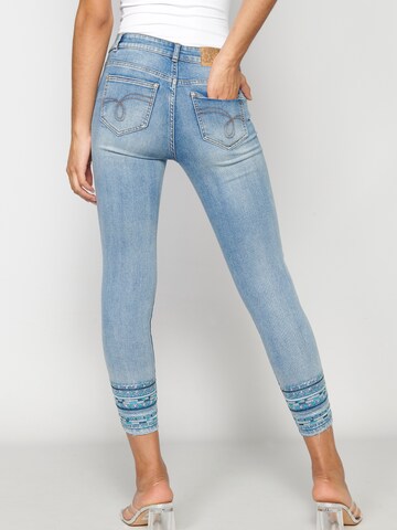 KOROSHI Skinny Jeans in Blauw