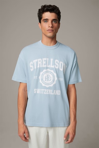T-Shirt ' Nadav ' STRELLSON en bleu : devant