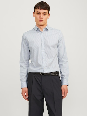 JACK & JONES Slim Fit Skjorte 'JJJoe' i blå: forside
