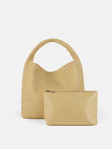 L37 HANDMADE SHOES Handtas 'KANSAS' in Geel: voorkant