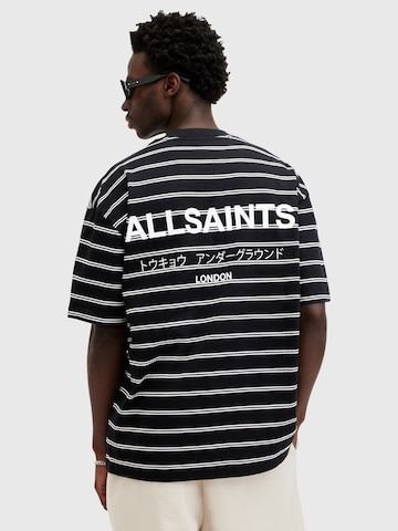 AllSaints Μπλουζάκι 'UNDERGRND' σε μαύρο: μπροστά