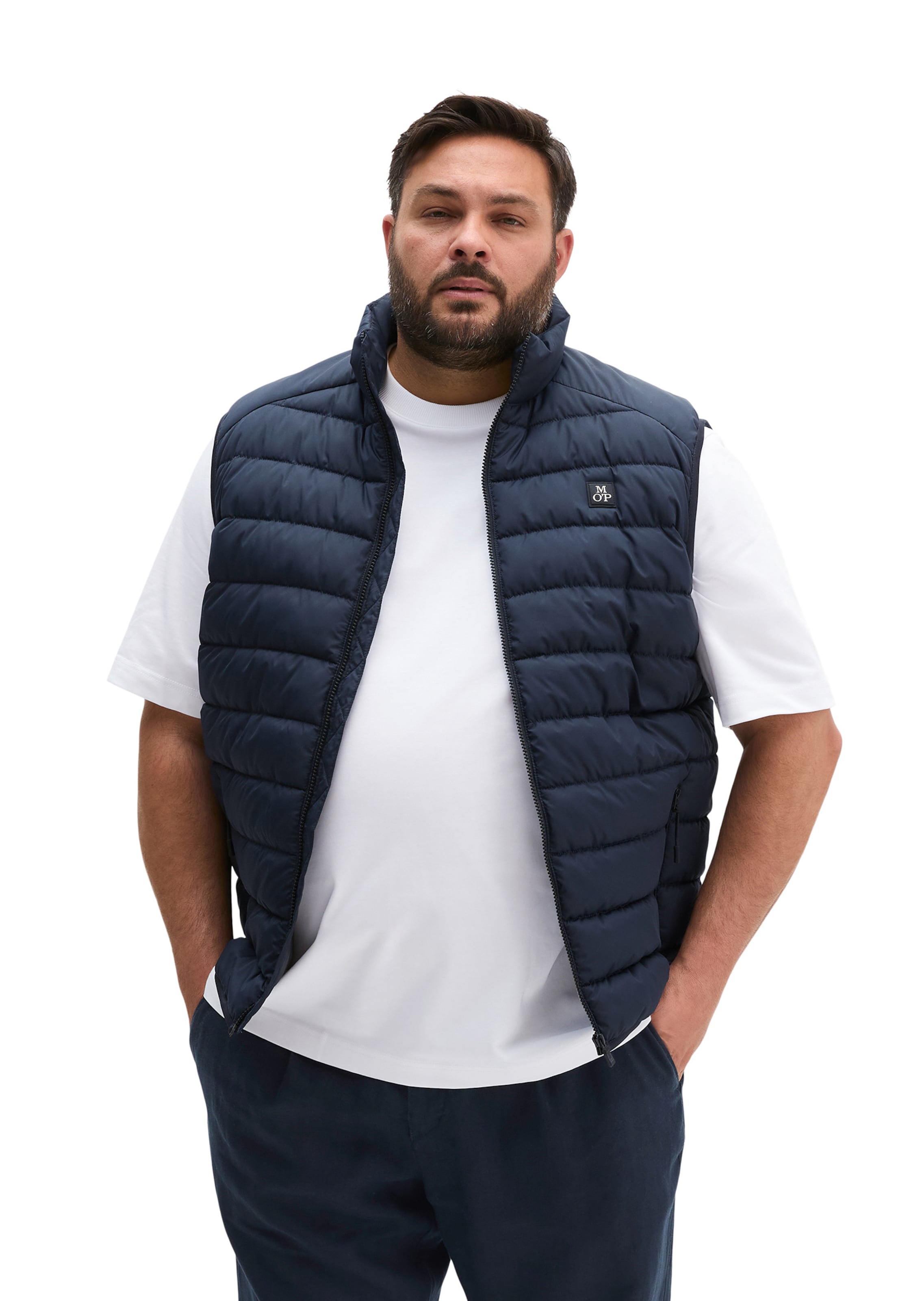 Marc O'Polo Vest in Blue: front