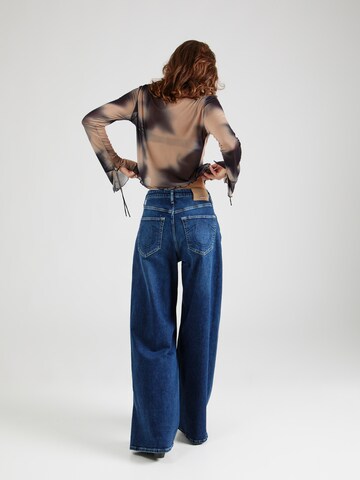True Religion Bő szár Farmer - kék