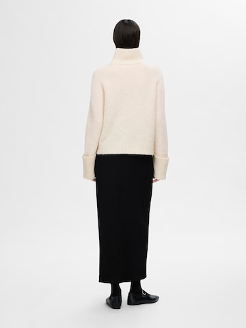 SELECTED Neulepaita 'SLFSia' värissä beige