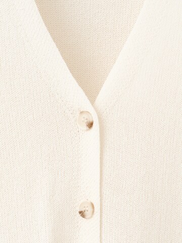 MANGO TEEN Knit cardigan 'Tania' in Beige