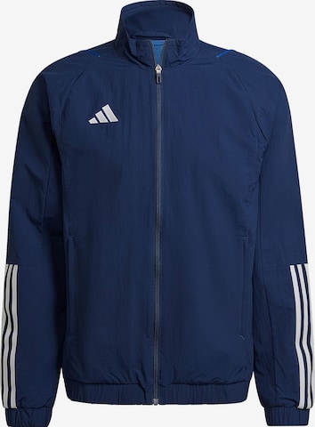 ADIDAS PERFORMANCE Athletic Jacket 'Tiro 23' in Blue: front